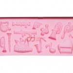 Cetakan Fondant / Clay Musical Instrument