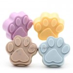 Cetakan Kue Puding Sabun Paws 6 cav Silikon