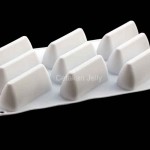 Cetakan Puding Kue Triangle Mousse 9 cav Silikon