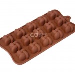 CJ Cetakan Silikon Coklat Puding Knott