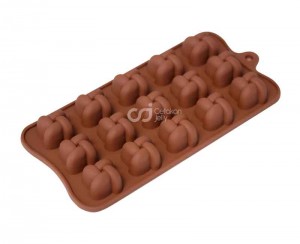CJ Cetakan Silikon Coklat Puding Knott