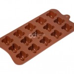 CJ Cetakan Silikon Coklat Puding Knott