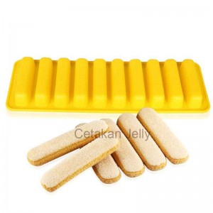 Cetakan Puding Kue Lady Finger Silikon