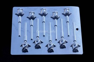 CJ Cetakan Coklat Rose Lolipop II Plastik