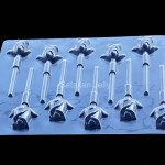 CJ Cetakan Coklat Rose Lolipop II Plastik