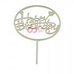 CJ Cake Topper Happy Birthday Bulat