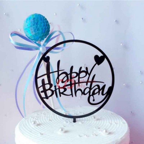 CJ Cake Topper Happy Birthday Bulat