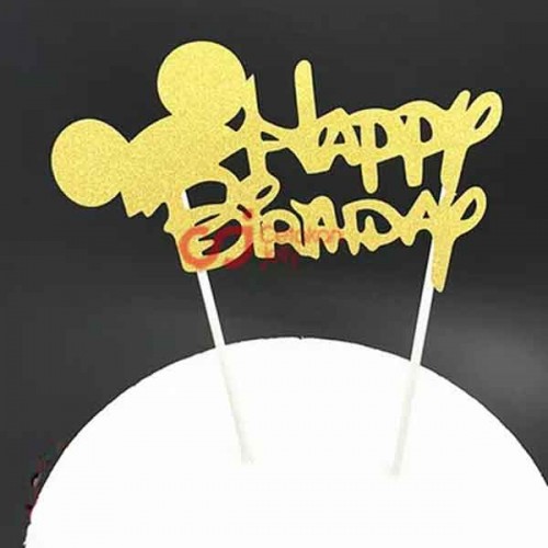 CJ Cake Topper Happy Birthday Mickey