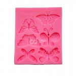 CJ Cetakan Fondant Clay Butterfly 6 cav