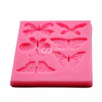 CJ Cetakan Fondant Clay Butterfly 6 cav