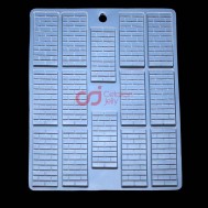 CJ Cetakan Coklat Pagar Bata Plastik