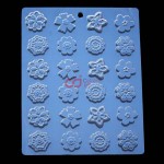 CJ Cetakan Coklat Flower Pattern Plastik