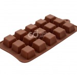 CJ Cetakan Silikon Coklat Puding Mini Asoka 15 cav