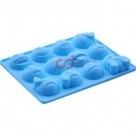 CJ Cetakan Coklat Puding Emoji 12 cav Silikon