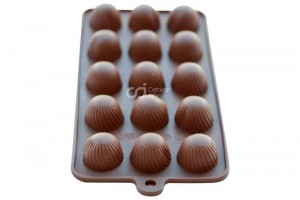 CJ Cetakan Silikon Coklat Puding Mini Bonbon 15 cav