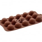 CJ Cetakan Silikon Coklat Puding Mini Bonbon 15 cav II
