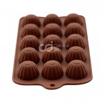 CJ Cetakan Silikon Coklat Puding Mini Bonbon 15 cav II