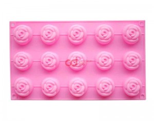 CJ Cetakan Puding Coklat Rose 15 cav III