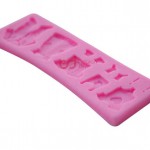 CJ Cetakan Silikon Clay Fondant Baby Clothing