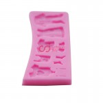 CJ Cetakan Silikon Clay Fondant Baby Clothing