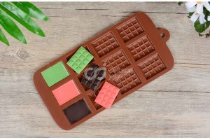 CJ Cetakan Silikon Coklat Puding Choco Bar