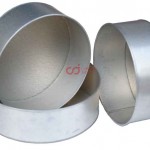 CJ Cetakan Loyang Bulat Galvanis Set isi 3