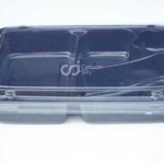CJ Paket Kotak Makan Bento Tray Box 4 sekat 50 bh