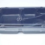 CJ Paket Kotak Makan Bento Tray Box 4 sekat 10 bh