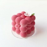 CJ Cetakan Silikon Cake Kue Bolu Puding Buble Cube Pan