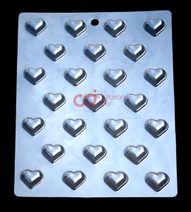 CJ Cetakan Coklat Love 25 cav Plastik