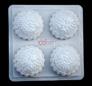 Moon Cake Bulat Fish Pattern