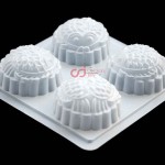 Moon Cake Bulat Fish Pattern