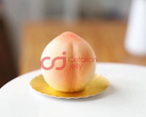 CJ Cetakan Silikon Cake Kue Bolu Puding Jelly Peach Mousse 8 Cavity
