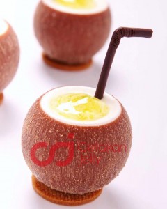 CJ Cetakan Silikon Cake Kue Bolu Puding Sphere 8 cavity