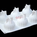 CJ Cetakan Silikon Cake Kue Bolu Puding Spiral Shape 6 cav