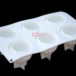CJ Cetakan Silikon Cake Kue Bolu Puding Spiral Shape 6 cav