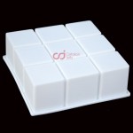 CJ Cetakan Silikon Cake Kue Bolu Puding Square Cube