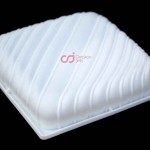 CJ Cetakan Silikon Cake Kue Bolu Puding Wave Box Pan