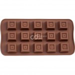 CJ Cetakan Coklat Puding Jelly Permen Craft Mini Double Square 15 Cav