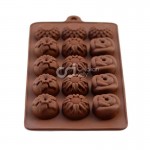 CJ Cetakan Coklat / Puding Mini Mix Flower 15 cav III