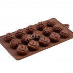 CJ Cetakan Coklat / Puding Mini Mix Flower 15 cav III