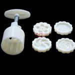 CJ Cetakan Moon Cake Bulat 50 gr 4 Set