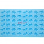 CJ Cetakan Gummy Coklat Permen Mini Dino 48 cav