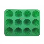 CJ Cetakan Cake Puding Christmas Tree 3D 12 Cav Silikon